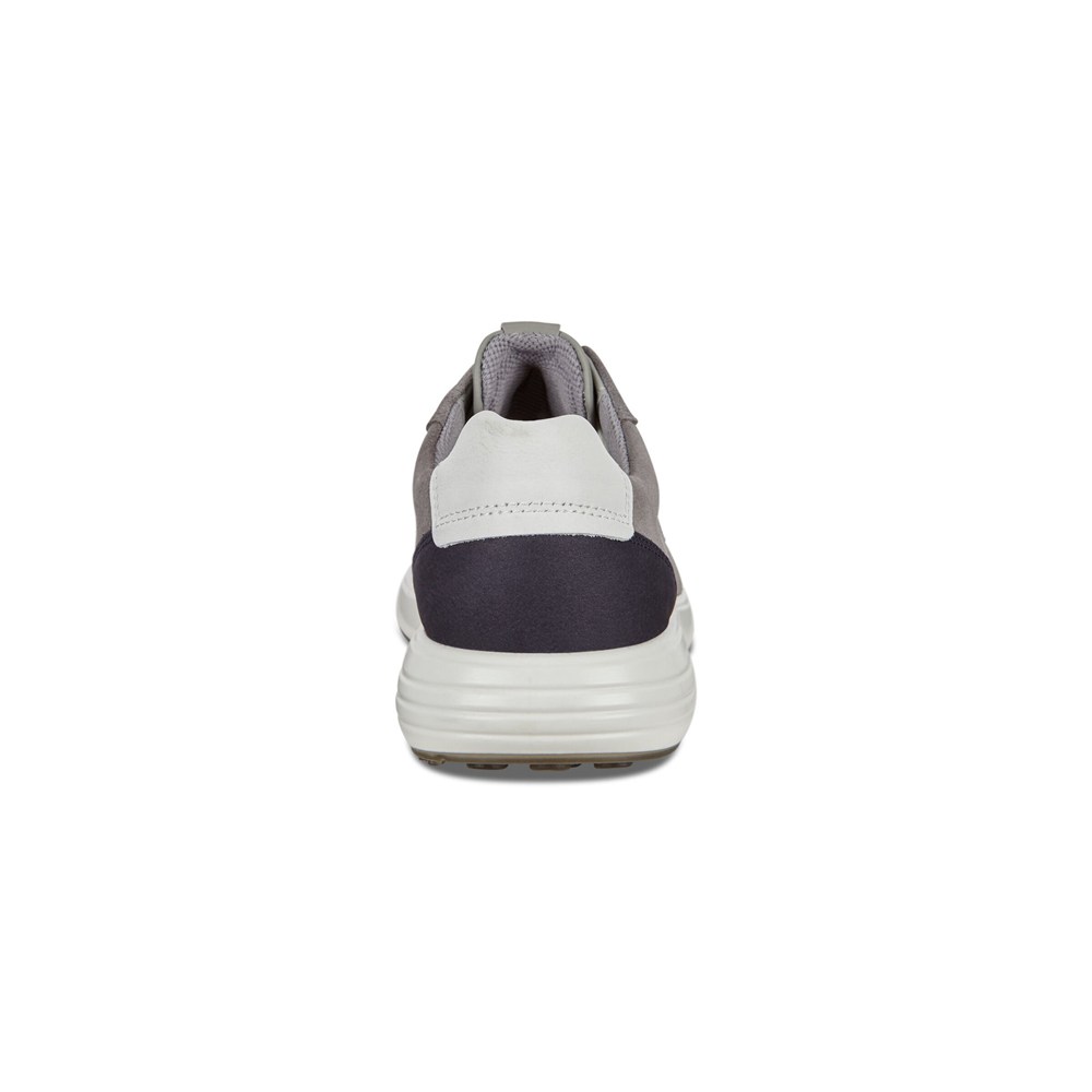 Tenis Hombre - ECCO Soft 7 Runner Perforateds - Grises Oscuro - PSU380527